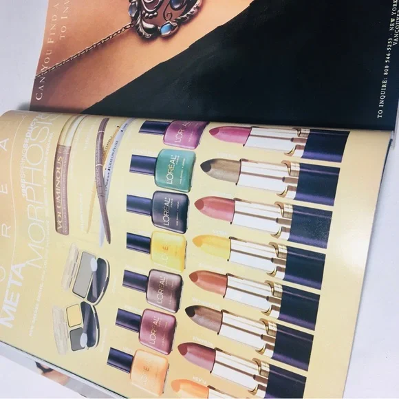 Vogue April 1998 Vintage Magazine Amber Valletta in Jil Sander By Steven Meisel - Picture 10 of 11